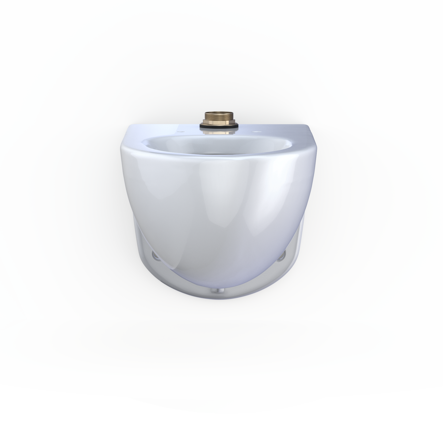 TOTO CT728CUG#01 Tornado Flush Commercial Flushometer Wall-Mounted Toilet With Cefiontect - Cotton White