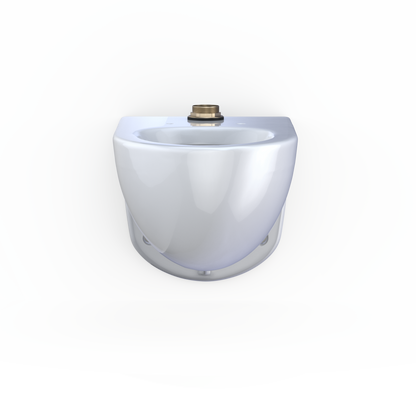 TOTO CT728CUG#01 Tornado Flush Commercial Flushometer Wall-Mounted Toilet With Cefiontect - Cotton White