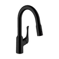 HANSGROHE 71844671 Allegro N Prep Kitchen Faucet, 2-Spray Pull-Down, 1.75 GPM - Matte Black