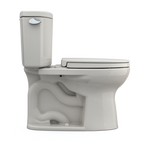 TOTO MS454124CEFG#12 Drake Ii Two-Piece Elongated 1.28 Gpf Universal Height Toilet With Cefiontect And Ss124 Softclose Seat - Sedona Beige