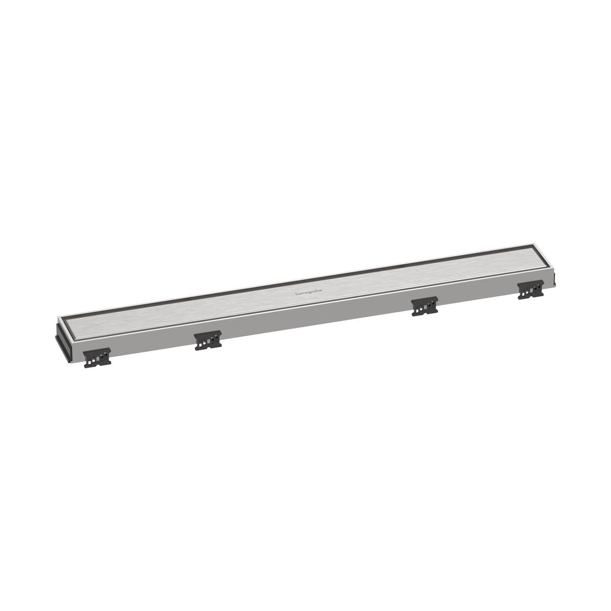 HANSGROHE 56036801 RainDrain Match Trim Zero/ Tile 23 5/8" with Height Adjustable Frame - Brushed Stainless Steel