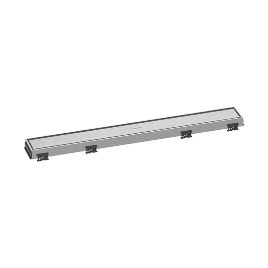 HANSGROHE 56036801 RainDrain Match Trim for 23 5/8" Rough with Height Adjustable Frame in Brushed Stainless Steel