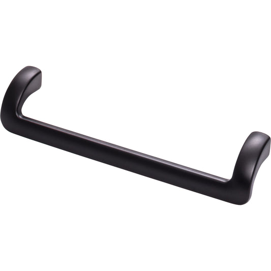 TOP KNOBS TK952BLK Kentfield 6 5/16" Center to Center Drop Handle , Flat Black