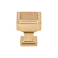 TOP KNOBS TK700HB Ascendra 1" Length Square Knob - Honey Bronze