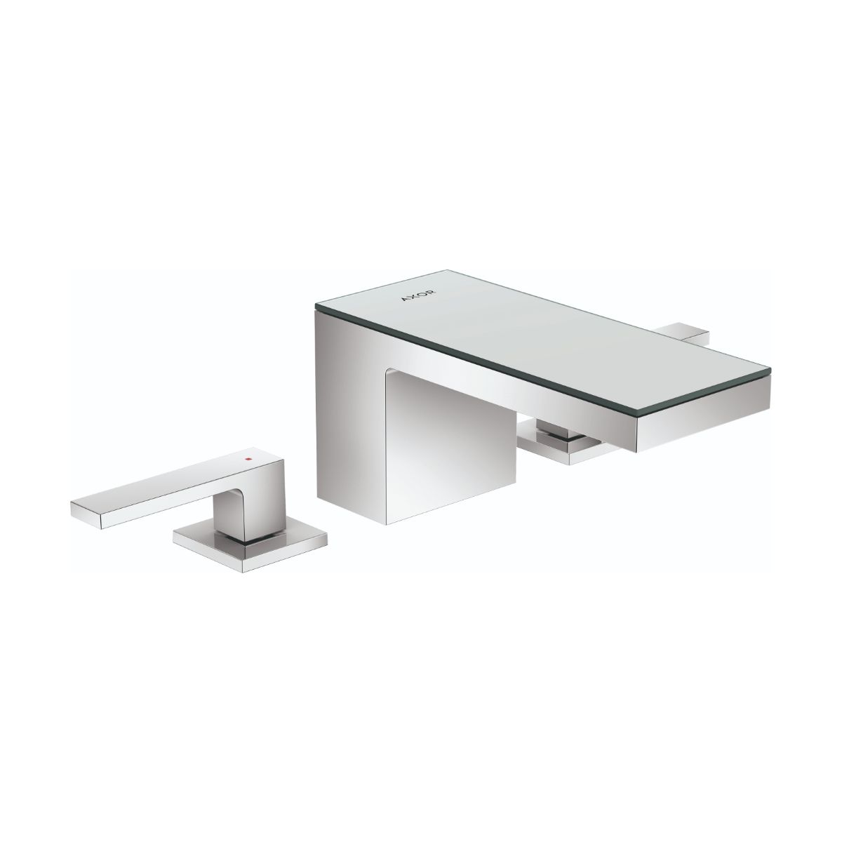 AXOR 47050001 MyEdition Widespread Faucet 70, 1.2 GPM - Chrome / Mirror Glass