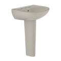 TOTO LPT241.8G#03 Supreme Oval Basin Pedestal Bathroom Sink With Cefiontect For 8 Inch Center Faucets - Bone