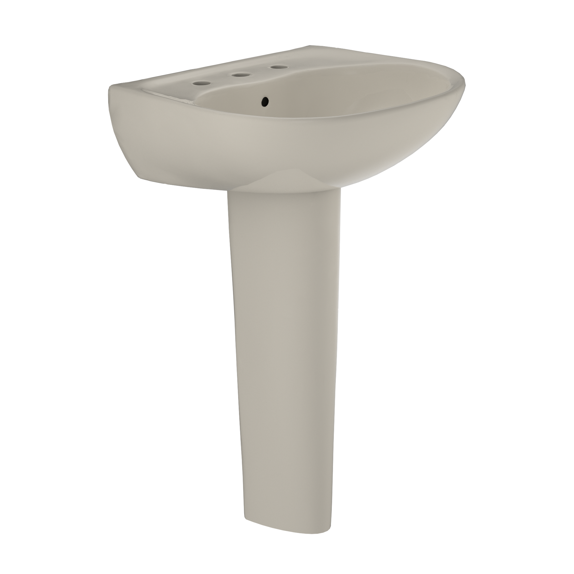 TOTO LPT241.8G#03 Supreme Oval Basin Pedestal Bathroom Sink With Cefiontect For 8 Inch Center Faucets - Bone