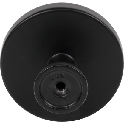 JEFFREY ALEXANDER 171L-MB Richard 1-3/4" Diameter Round Knob - Matte Black