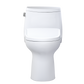 TOTO MW6044736CEFGA#01 WASHLET+ UltraMax II One-Piece Elongated 1.28 GPF Toilet with Auto Flush WASHLET+ S7A Contemporary Bidet Seat , Cotton White