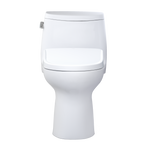 TOTO MW6044736CEFG#01 Washlet+ Ultramax Ii One-Piece Elongated 1.28 Gpf Toilet And Washlet+ S7A Contemporary Bidet Seat - Cotton White