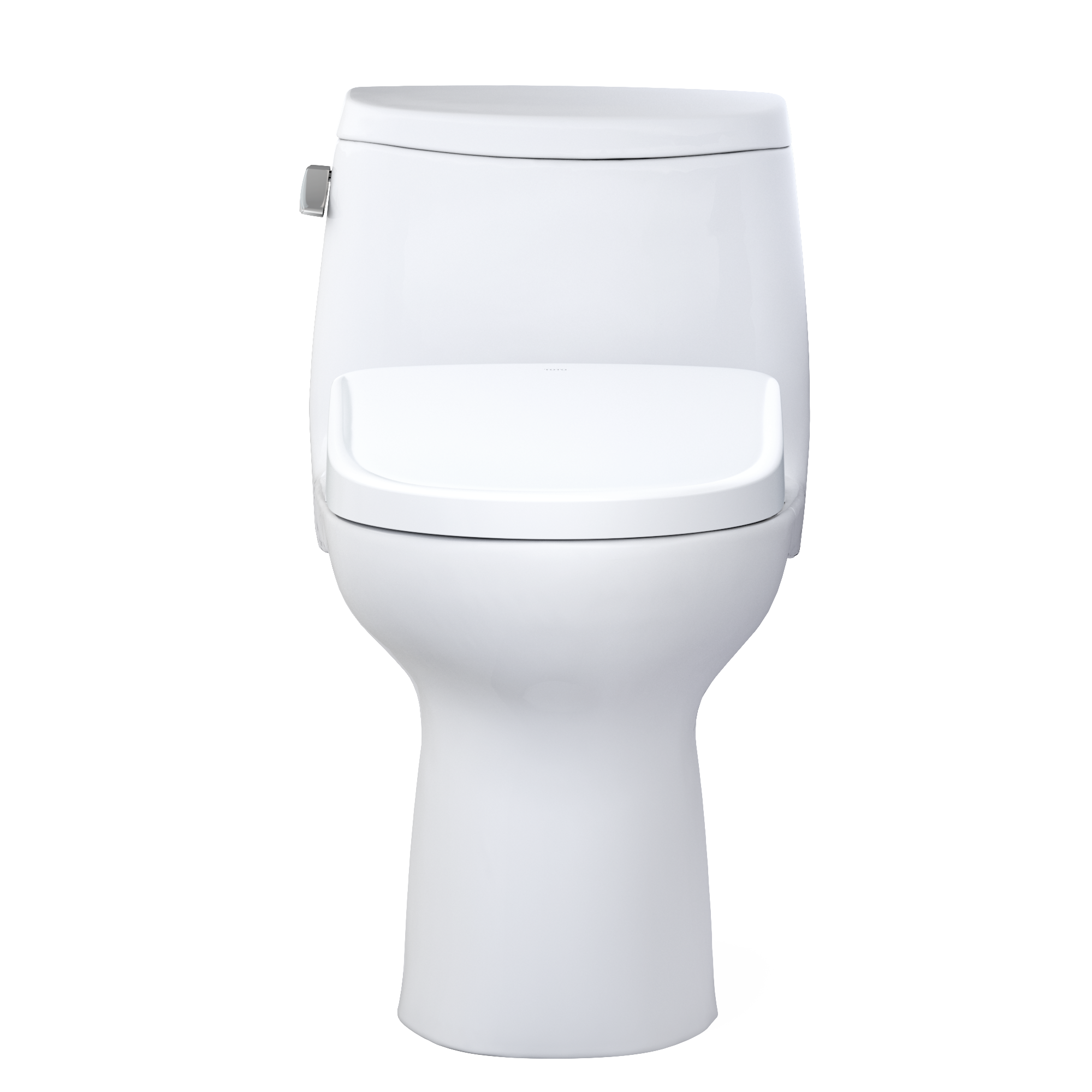 TOTO MW6044736CEFG#01 Washlet+ Ultramax Ii One-Piece Elongated 1.28 Gpf Toilet And Washlet+ S7A Contemporary Bidet Seat - Cotton White