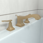 HANSGROHE 31428141 Metropol Classic 3-Hole Roman Tub Set Trim with Lever Handles - Brushed Bronze