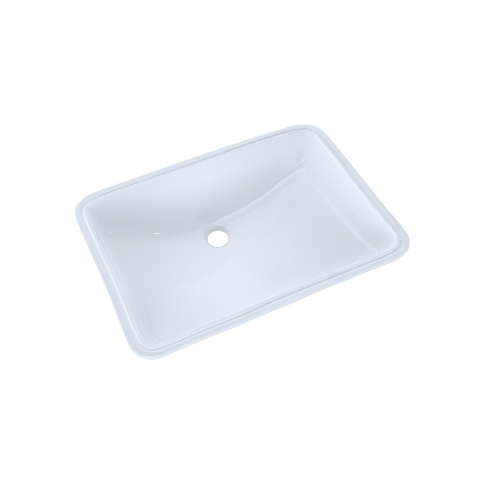 TOTO LT540G#01 21-1/4" X 14-3/8" Large Rectangular Undermount Bathroom Sink With Cefiontect - Cotton White