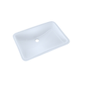 TOTO LT540G#01 21-1/4" X 14-3/8" Large Rectangular Undermount Bathroom Sink With Cefiontect - Cotton White