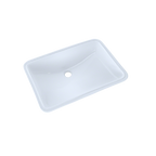 TOTO LT540G#01 21-1/4" X 14-3/8" Large Rectangular Undermount Bathroom Sink With Cefiontect - Cotton White