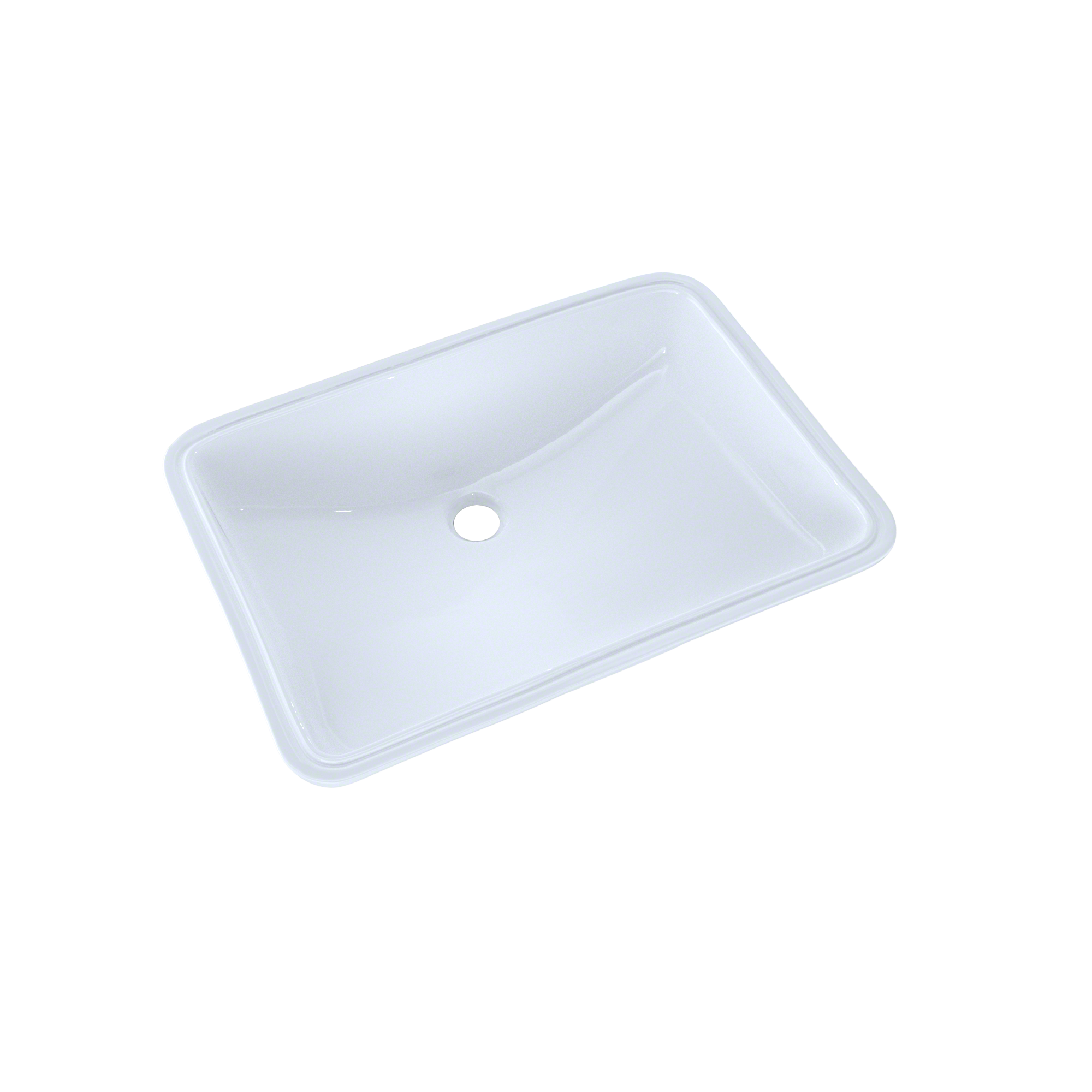 TOTO LT540G#01 21-1/4" X 14-3/8" Large Rectangular Undermount Bathroom Sink With Cefiontect - Cotton White