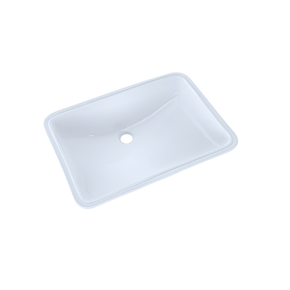 TOTO LT540G#01 21-1/4" X 14-3/8" Large Rectangular Undermount Bathroom Sink With Cefiontect - Cotton White