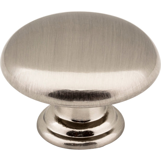 ELEMENTS 3950-SN Gatsby 1-3/16" Diameter Mushroom Knob - Satin Nickel