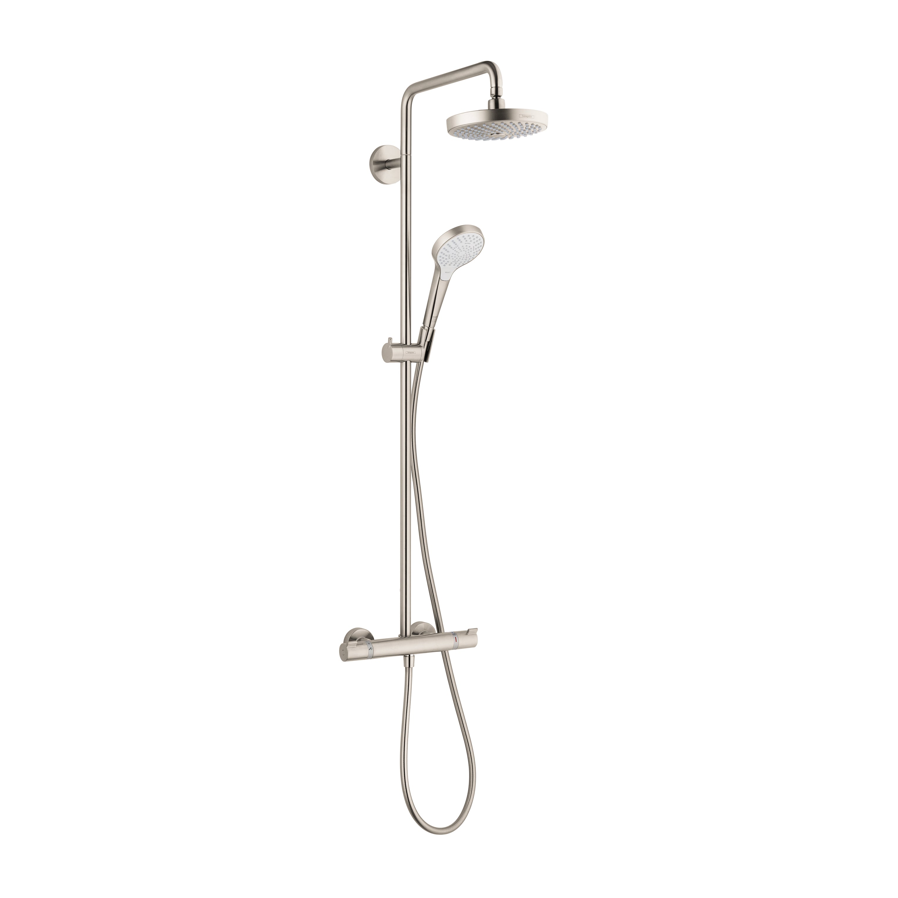 HANSGROHE 04697821 Croma Select S Showerpipe 180 2-Jet, 1.8 GPM - Brushed Nickel