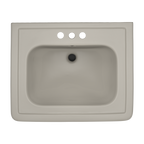 TOTO LPT530.4N#03 Promenade 27-1/2" X 22-1/4" Rectangular Pedestal Bathroom Sink For 4 Inch Center Faucets - Bone