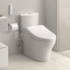 TOTO SW3083#01 Washlet C5 Electronic Bidet Toilet Seat With Premist And Ewater+ Wand Cleaning - Cotton White
