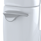 TOTO MW6144726CUFGA#01 Washlet+ Carlyle Ii 1G One-Piece Elongated 1.0 Gpf Toilet With Auto Flush Washlet+ S7 Contemporary Bidet Seat - Cotton White