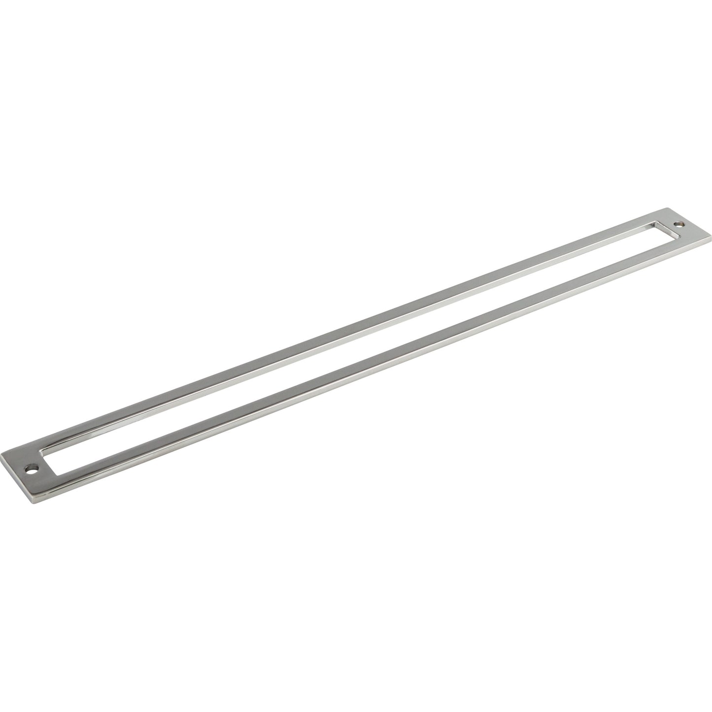 TOP KNOBS TK929PC Hollin Pull Backplate - Polished Chrome