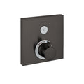 HANSGROHE 15762341 ShowerSelect Thermostatic Trim for 1 Function, Square - Brushed Black Chrome