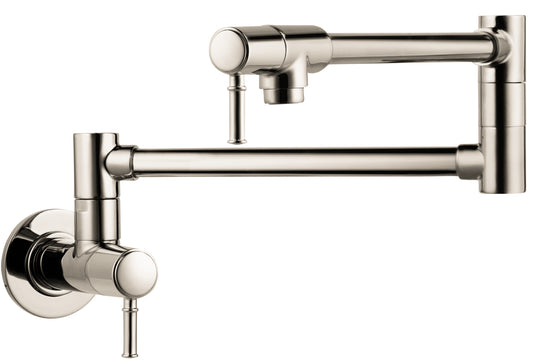 HANSGROHE 04218830 Talis C Pot Filler, Wall-Mounted, 2.5 GPM - Polished Nickel
