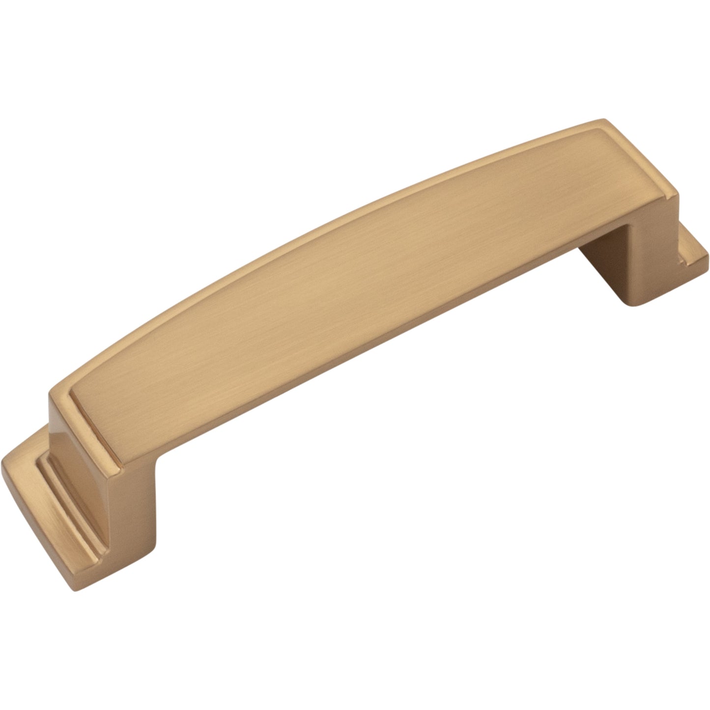 JEFFREY ALEXANDER 141-96SBZ Renzo 96 mm Center-to-Center Cup/Bin Pull - Satin Bronze