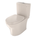 TOTO MS446124CEMGN#12 Aquia IV WASHLET+ Two-Piece Elongated Dual Flush 1.28 and 0.9 GPF Toilet with CEFIONTECT , Sedona Beige