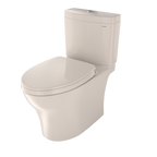 TOTO MS446124CEMGN#12 Aquia Iv Washlet+ Two-Piece Elongated Dual Flush 1.28 And 0.9 Gpf Toilet With Cefiontect - Sedona Beige