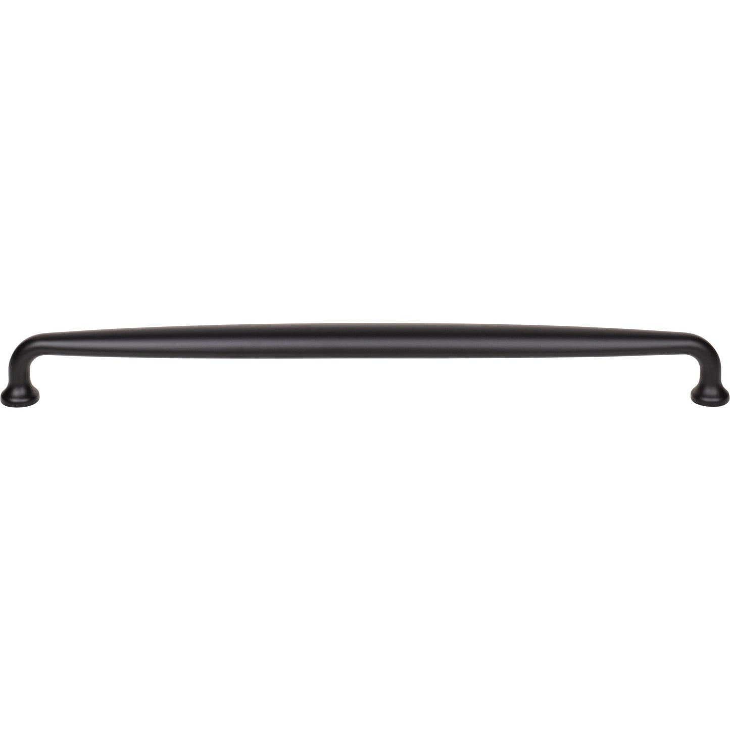 TOP KNOBS M2810 Charlotte 12" Center to Center Bar Pull - Flat Black