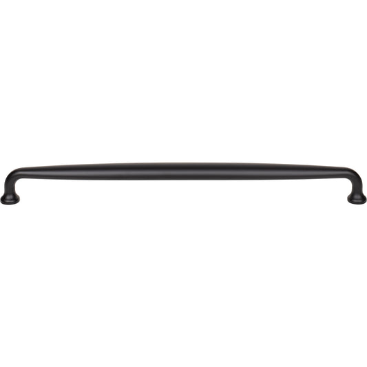 TOP KNOBS M2810 Charlotte 12" Center to Center Bar Pull - Flat Black