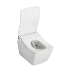 TOTO CWT4494549CMFGA#MS Washlet+ Sp Wall-Hung Square-Shape Toilet With Sw Bidet Seat And Duofit In-Wall 1.28 And 0.9 Gpf Dual-Flush Tank System - Cotton White