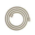 AXOR 28291820 Shower Solutions Textile Hose with Cylindrical Nut, 79" - Brushed Nickel