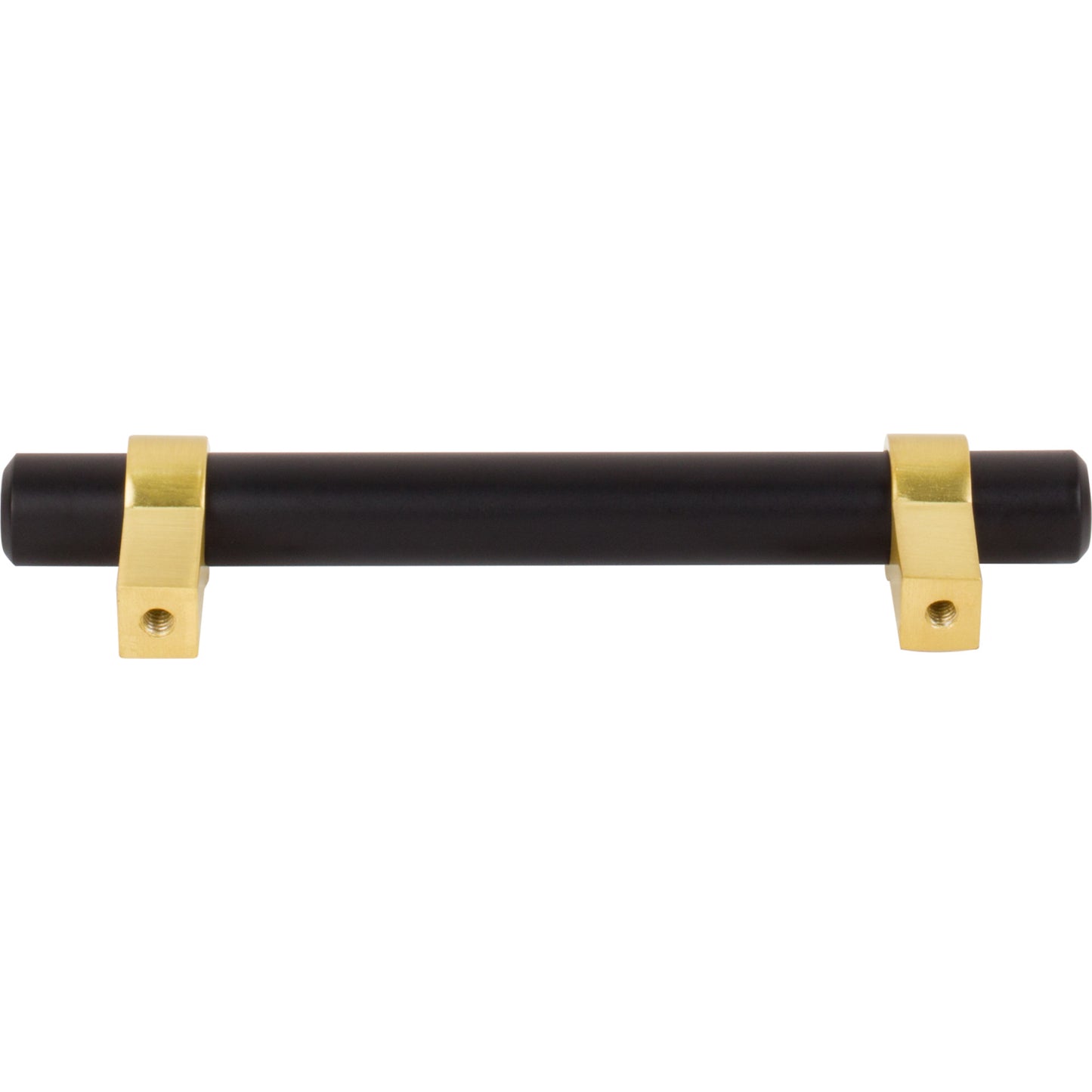 JEFFREY ALEXANDER 596MBBG Key Grande 96 mm Center-to-Center Bar Pull - Matte Black w/Brushed Gold