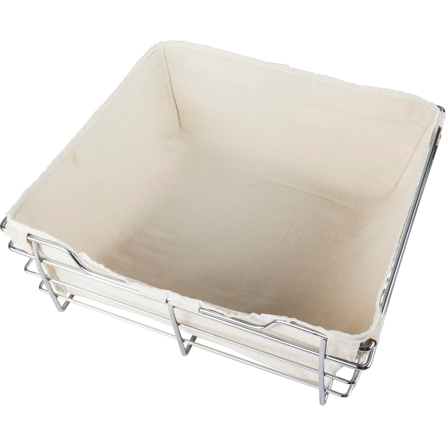 HARDWARE RESOURCES BCL-16176-TAN Cloth Basket Liner for 16"D x 17"W x 6"H Closet Pullout Basket , Cloth Tan