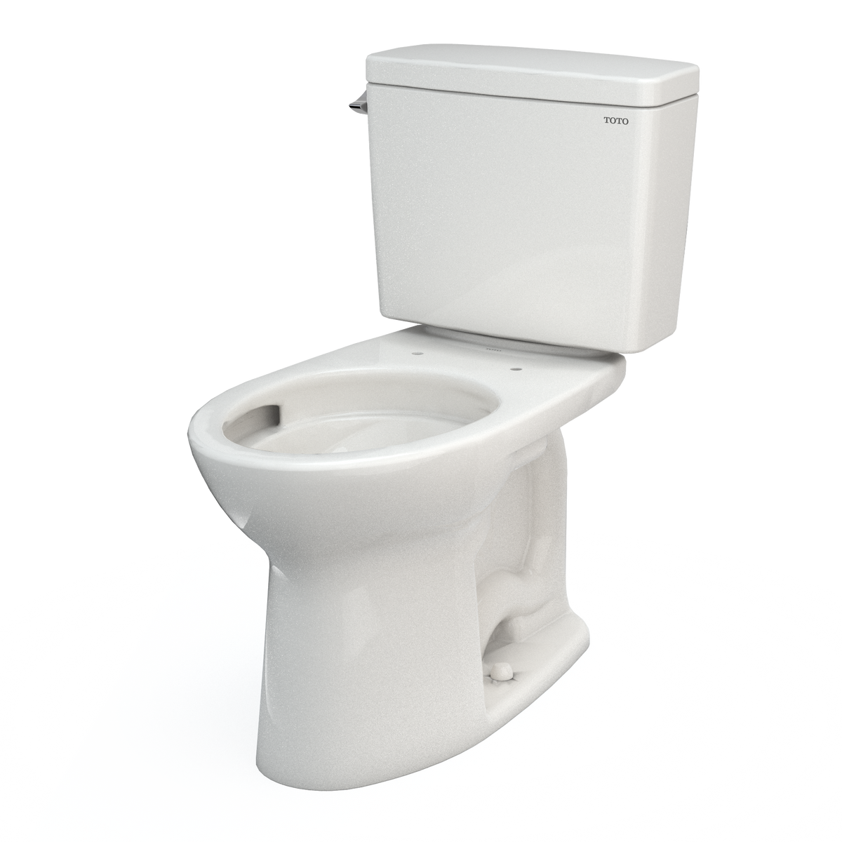 TOTO CST776CSFG#11 Drake  Two-Piece Elongated 1.6 Gpf Universal Height Tornado Flush Toilet With Cefiontect - Colonial White