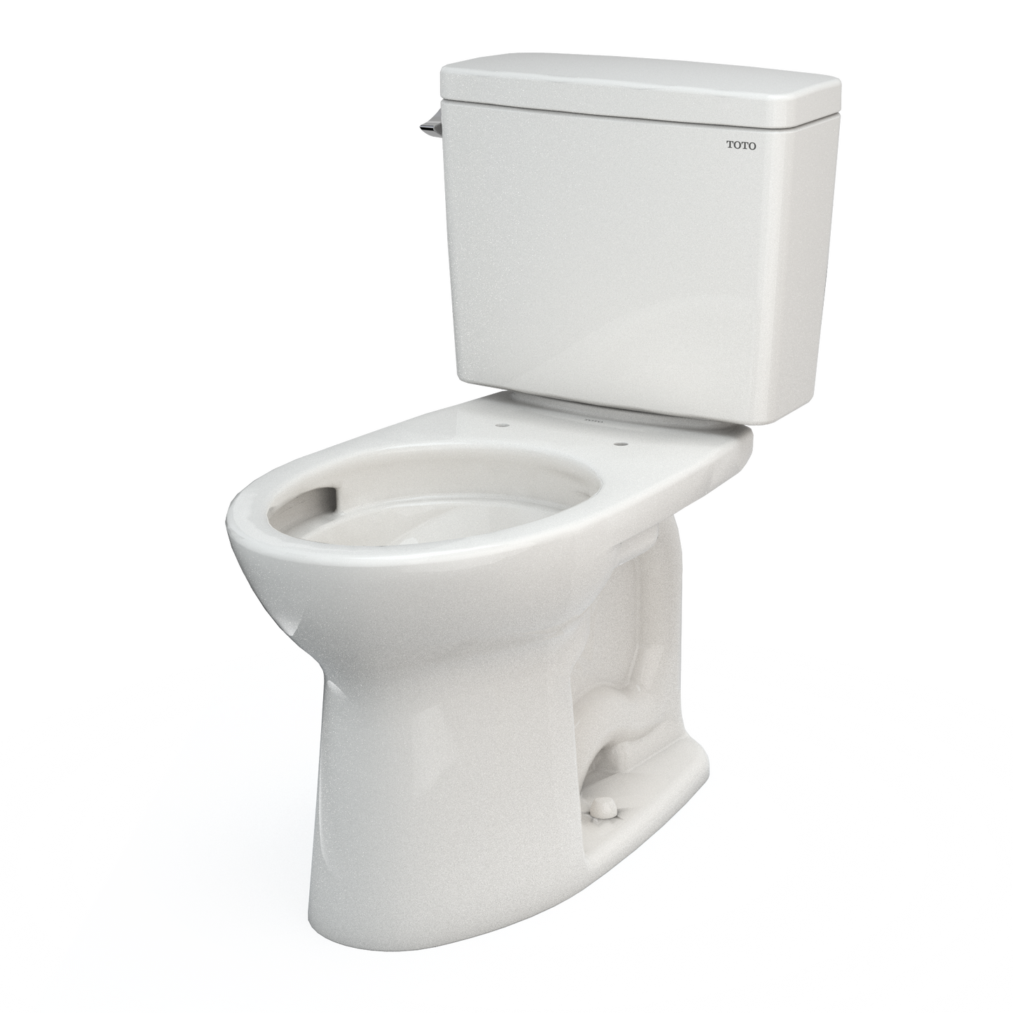 TOTO CST776CEFG#11 Drake Two-Piece Elongated 1.28 Gpf Universal Height Tornado Flush Toilet With Cefiontect - Colonial White