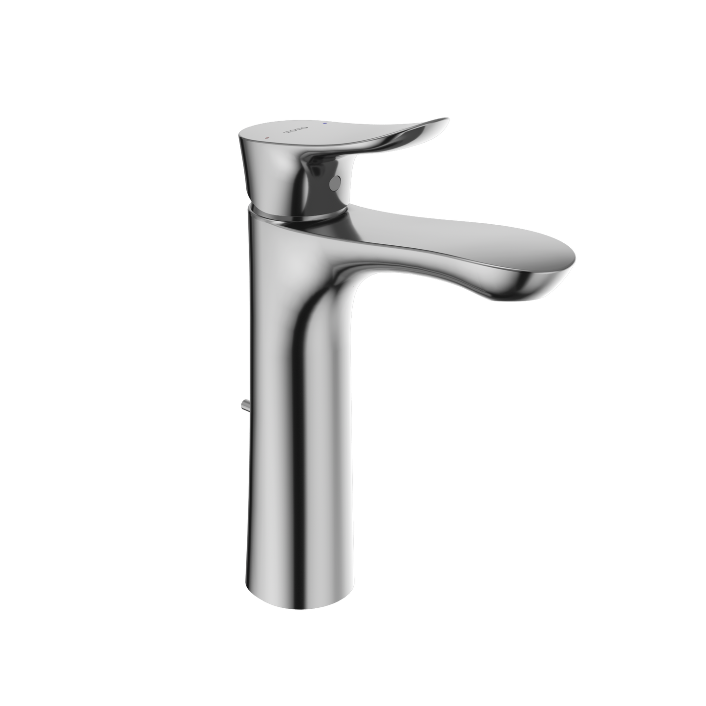 TOTO TLG01304U#CP GO 1.2 GPM Single Handle Semi-Vessel Bathroom Sink Faucet with COMFORT GLIDE Technology , Polished Chrome