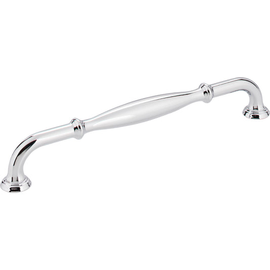 JEFFREY ALEXANDER 658-192PC Tiffany 192 mm Center-to-Center Bar Pull - Polished Chrome