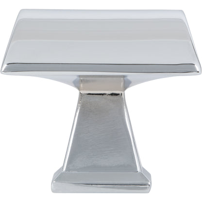 JEFFREY ALEXANDER 944PC Roman 1-1/4" Length Square Knob - Polished Chrome