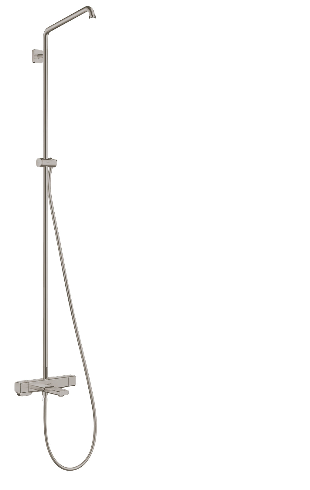 HANSGROHE 26068821 Croma E Showerpipe with Tub Filler without Shower Components - Brushed Nickel