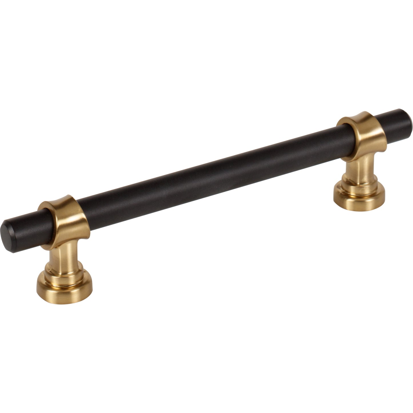 TOP KNOBS M2716 Bit 5 1/16" Center to Center Bar Pull - Flat Black and Honey Bronze