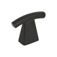 ATLAS 305-BL Fulcrum 1 1/2" Length Bar Knob - Matte Black