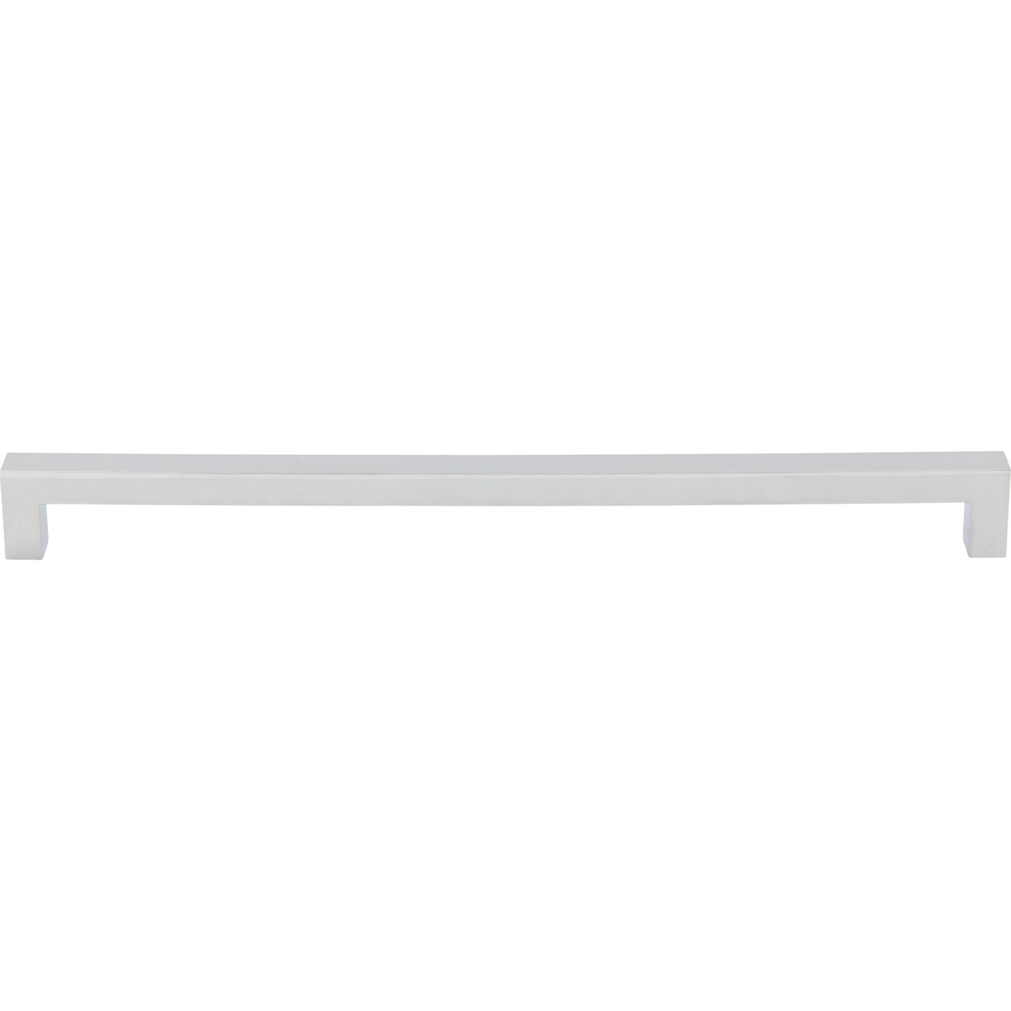 TOP KNOBS M1839 Square Bar 12" Center to Center Bar Pull - Polished Chrome