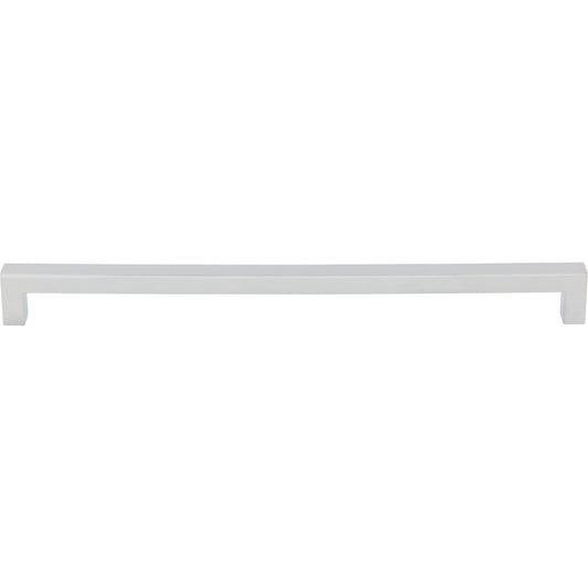 TOP KNOBS M1839 Square Bar 12" Center to Center Bar Pull - Polished Chrome