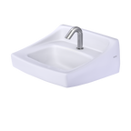 TOTO LT307#01 Commercial Wall-Mount Bathroom Sink For Single Hole Faucets -