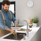 HANSGROHE 72823001 Talis Select S HighArc Kitchen Faucet, 2-Spray Pull-Out, 1.75 GPM - Chrome